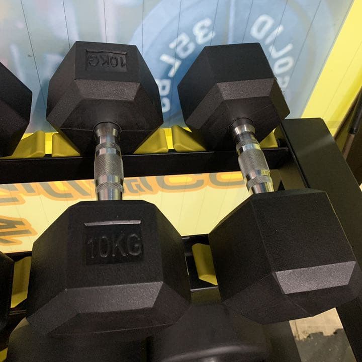 ラバーヘックス  ダンベル　２.5kg 5kg   ７.5kg 10kg