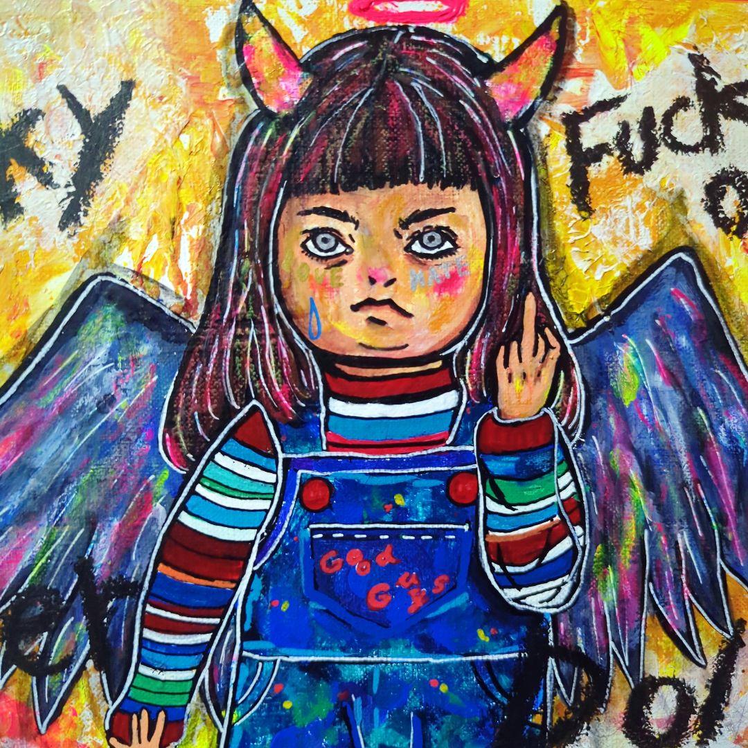 【一点物アート/SALE】I'm a Killer Doll!【S4号】