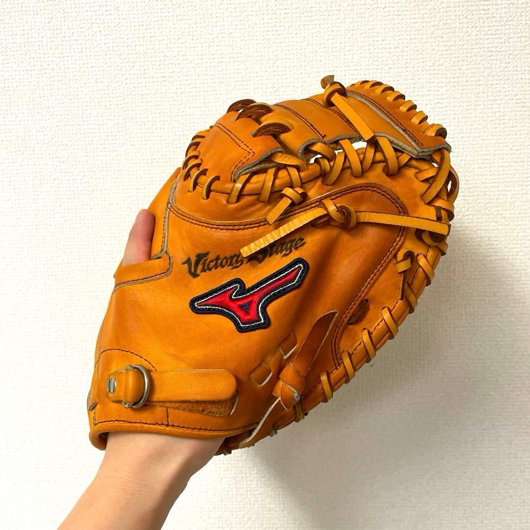 121 ミズノ ビクトリーステージ 美品 即戦力 軟式 キャッチャーミット
