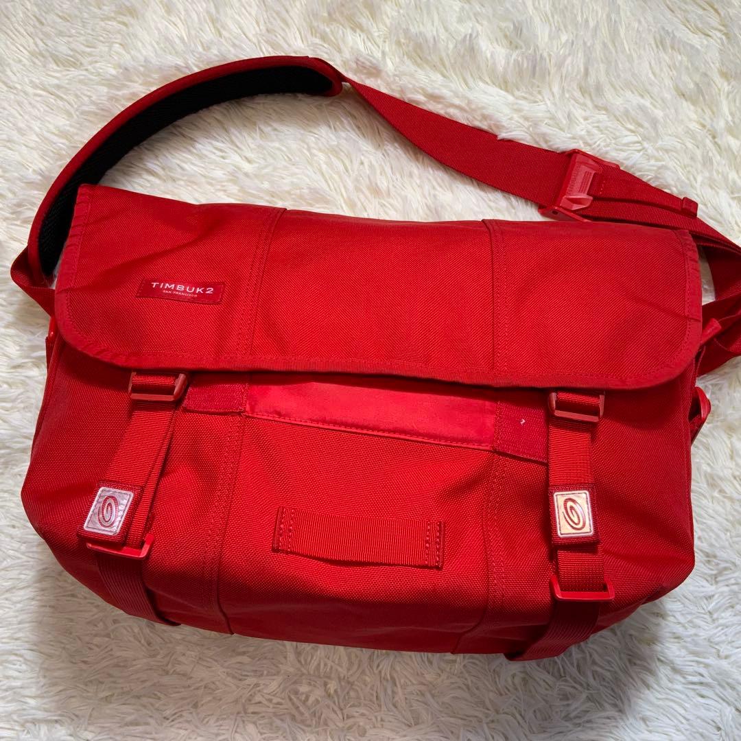 良品　TIMBUK2　ティンバックツー　メッセンジャーバッグ　M　赤　付属品あり