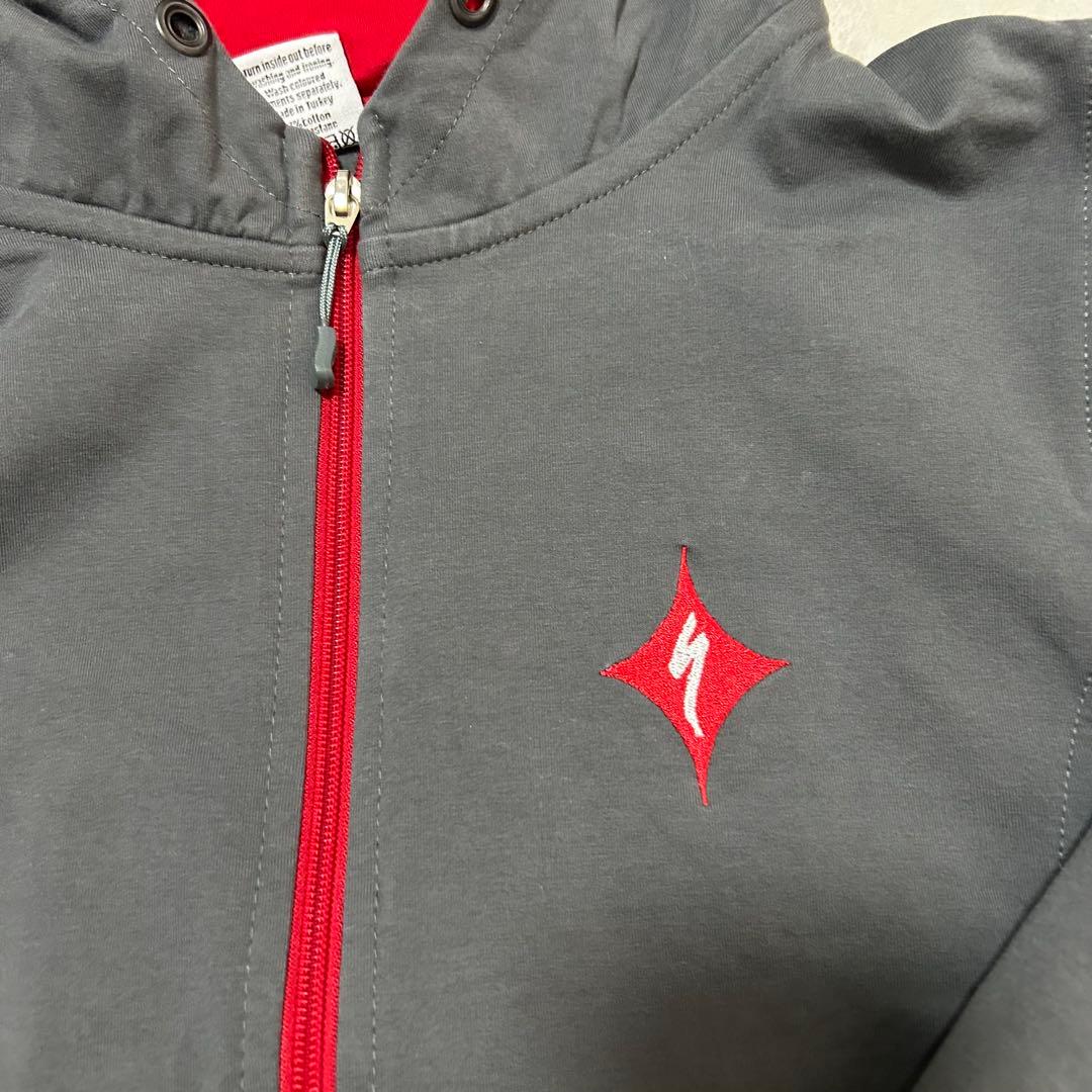 【美品】Specialized スペシャライズド ジップ　パーカー　裏ボア　起毛