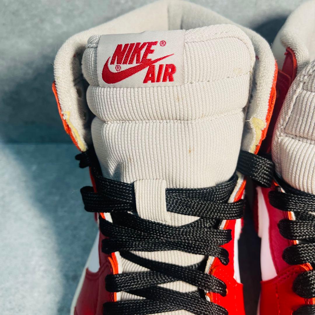 【美品✨】NIKE ナイキ エアジョーダン1 ハイ OG バーシティレッド