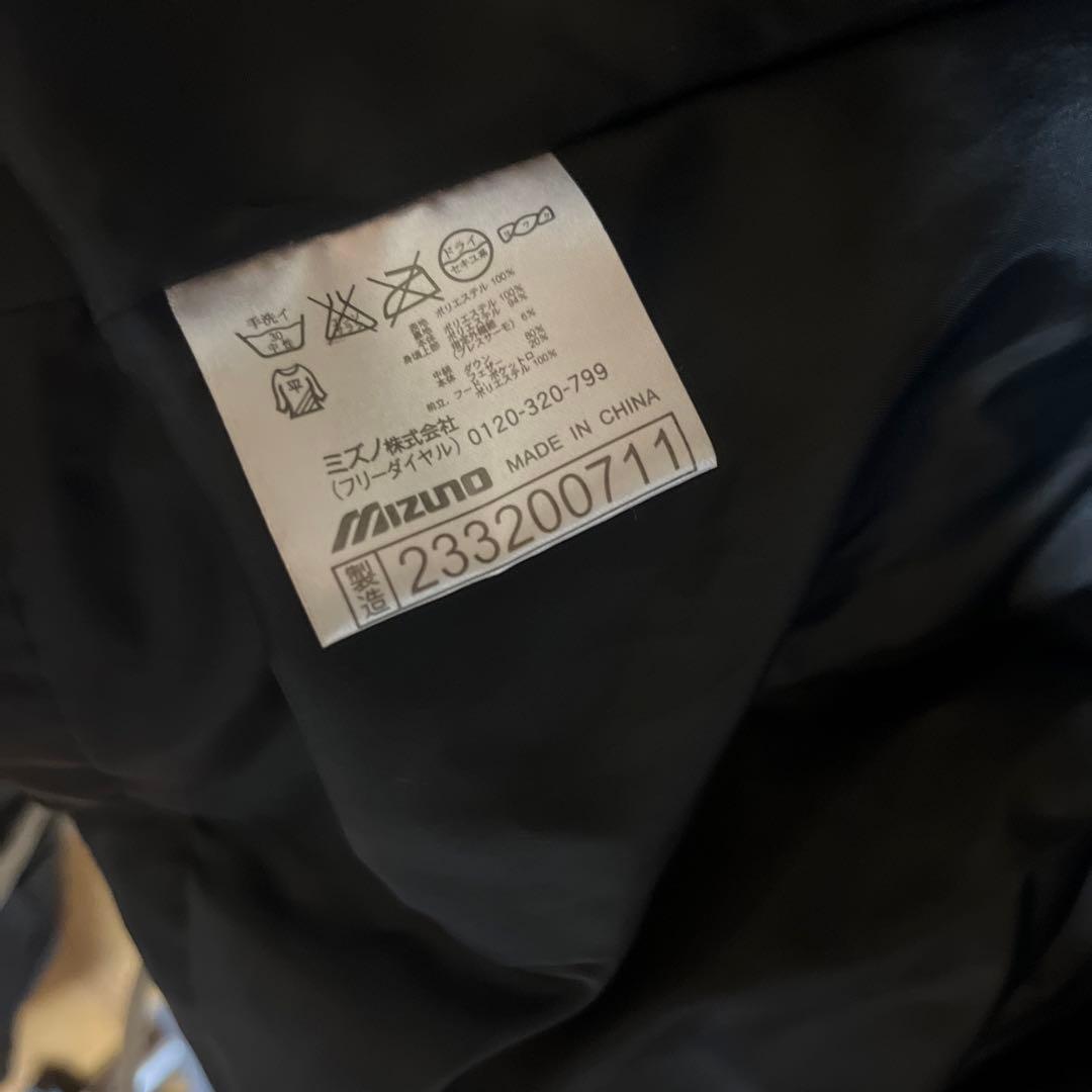 MIZUNO ベンチコート　女性Mサイズ　黒　ブラック　ロングコート　ミズノ