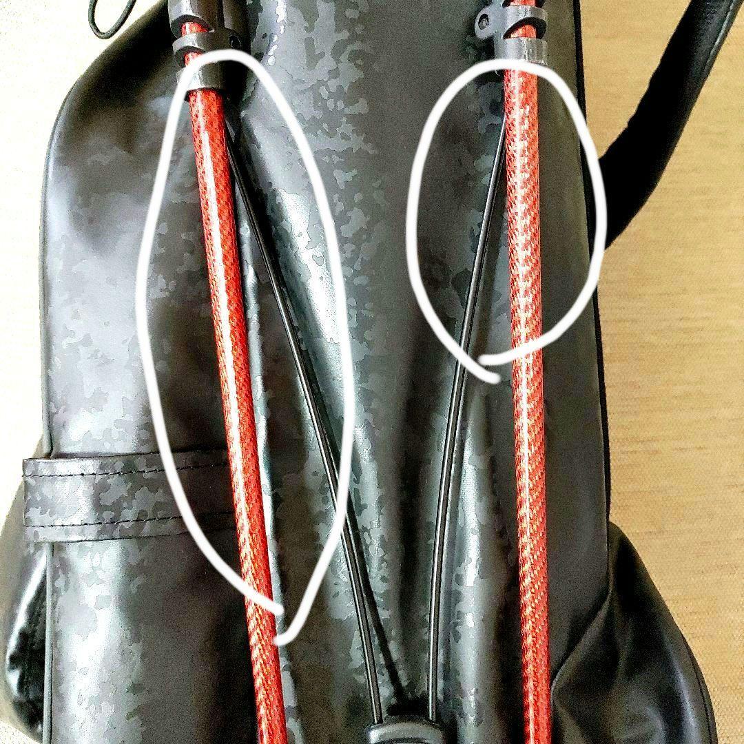 VESSEL ★ベゼルキャディバッグ★ブラック迷彩×レッド★美品
