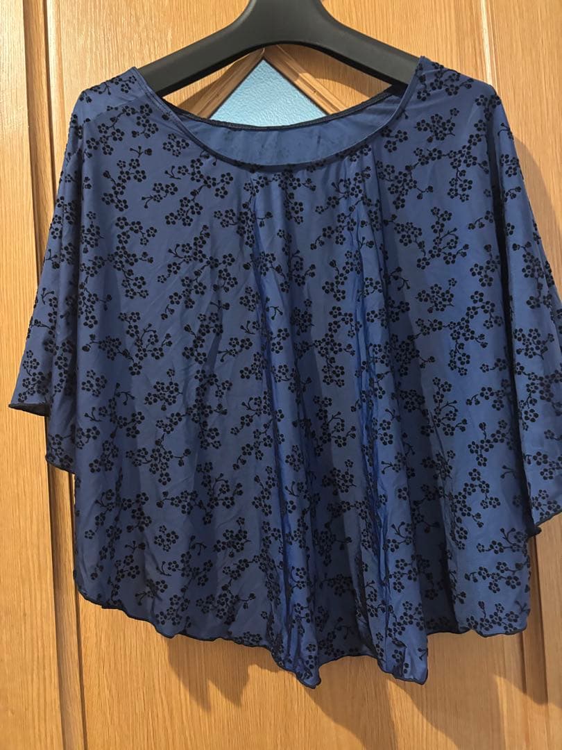 L sizeスカート付きWear moi ウェアモア七分袖レオタード肩出し