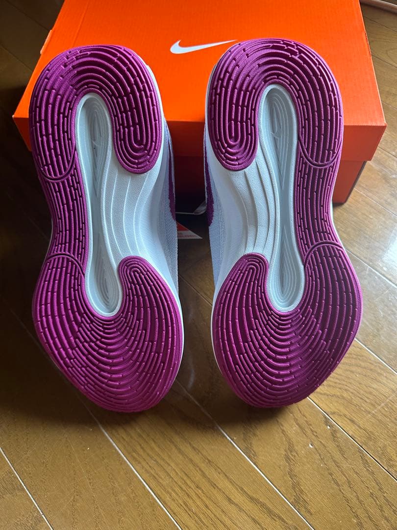 Nike バスケットボールシューズ ホワイト/パープル GTカトーアカデミー