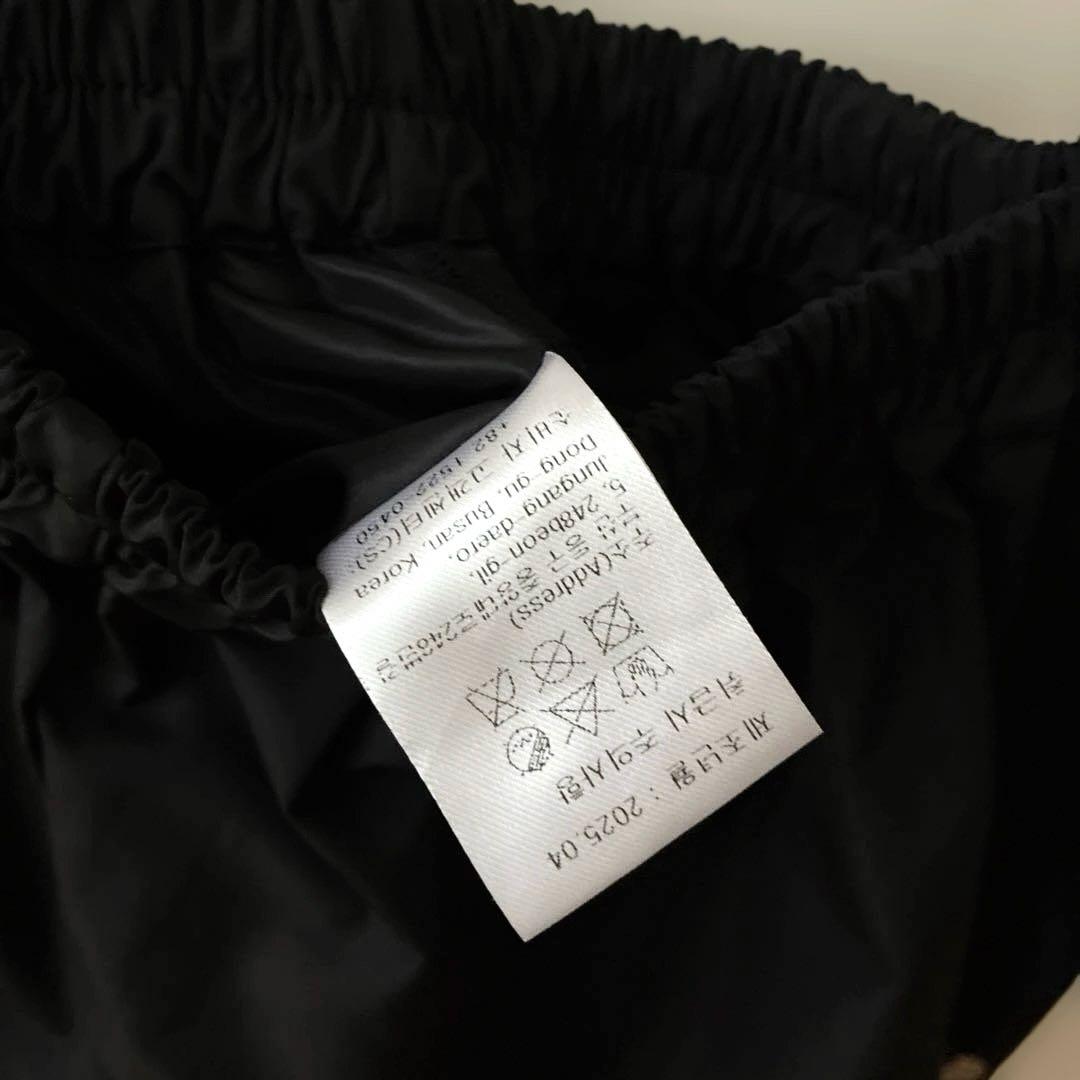 messiah バレエショートパンツ シルバーのロゴ付き　Mサイズ　ブラック