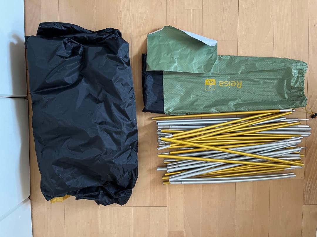 Nordisk レイサ6 テント 収納袋・ポール付き