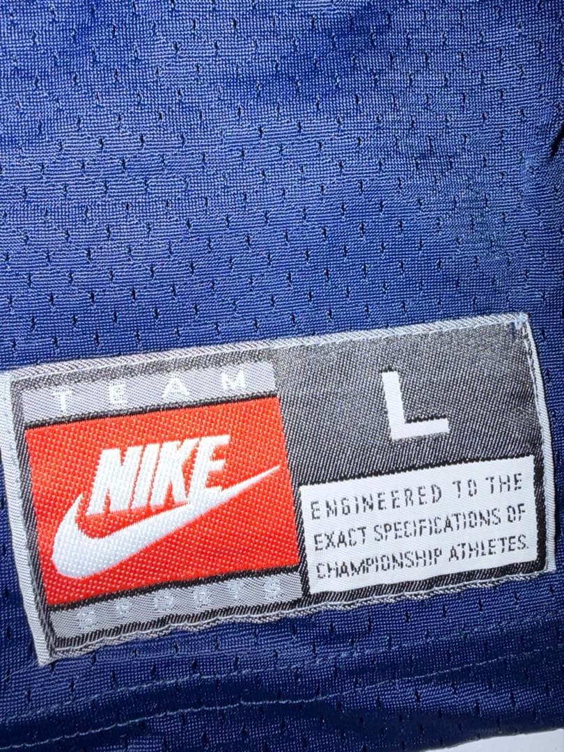 USA 90s Nike フットボールシャツ 32 紺 L
