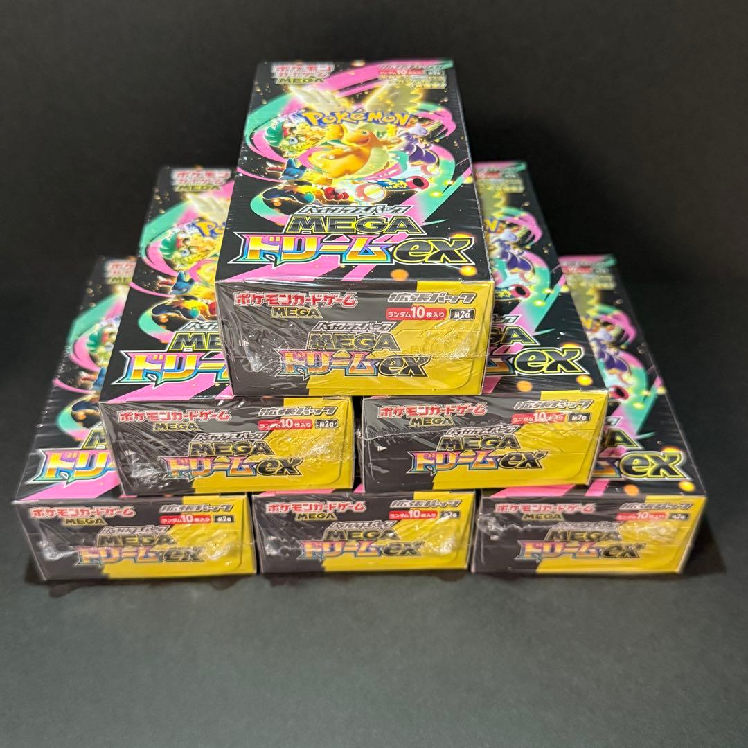 【新品未開封】ポケモンカードMEGAドリームex 6BOX シュリンク付き