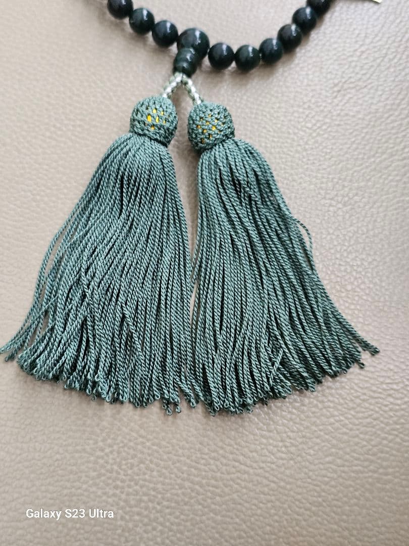 出雲瑪瑙碧玉３３珠　片手念珠　女性物
