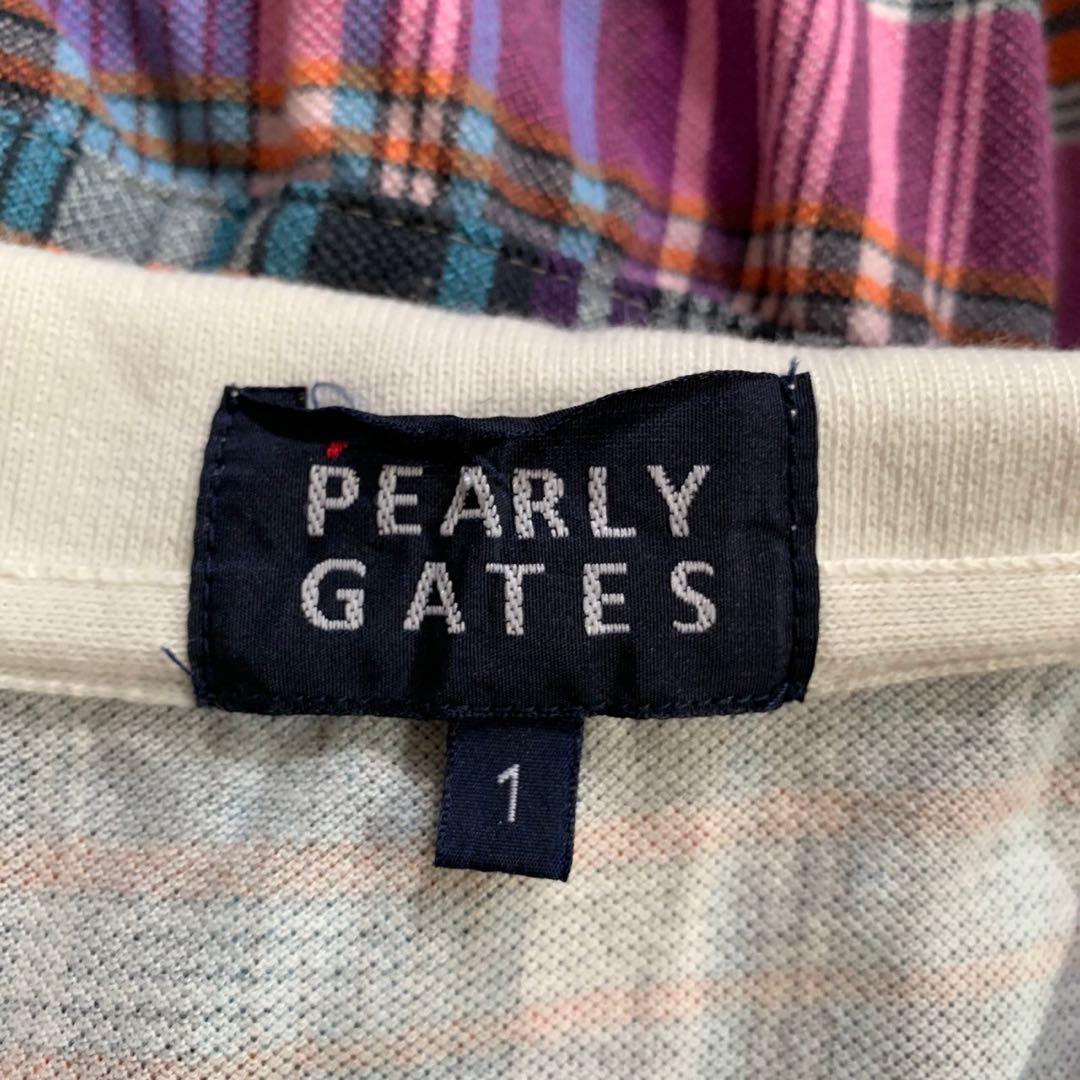 【PEARLY GATES】（1）日本製 チェック ワイドワンピース ゴルフ