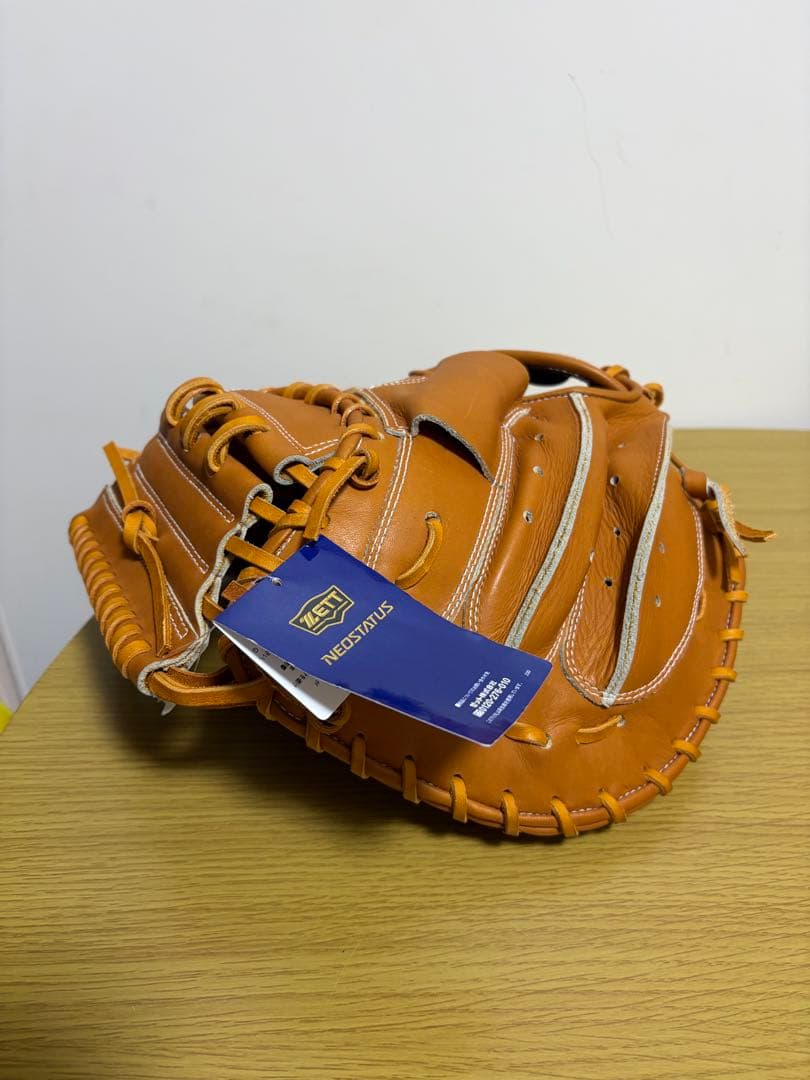 【新品軟式】ZETT キャッチャーミット ネオステイタス　ブラウン