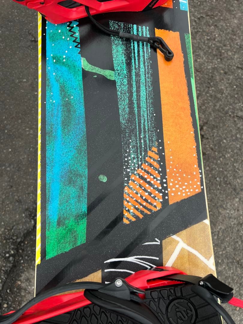 VOLKLの板とK2のビンディング