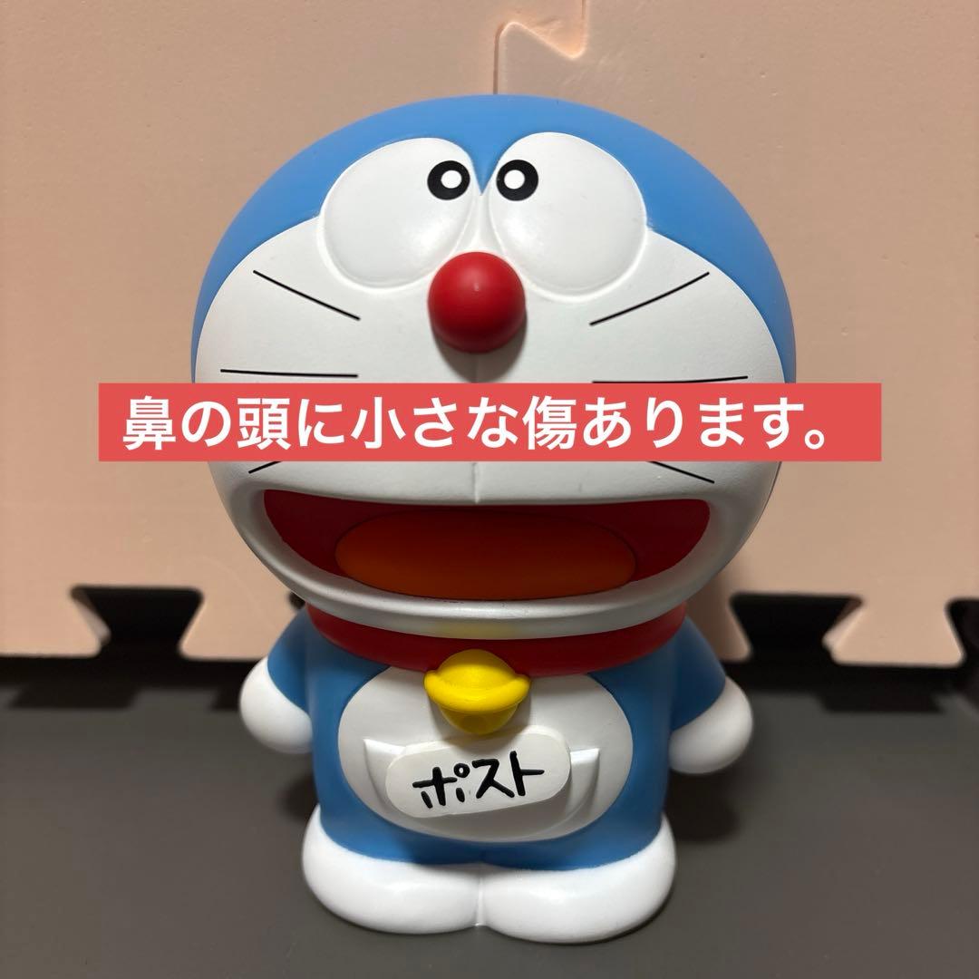 郵便局限定品 2020年 代用シールでポストになった ドラえもん 貯金箱
