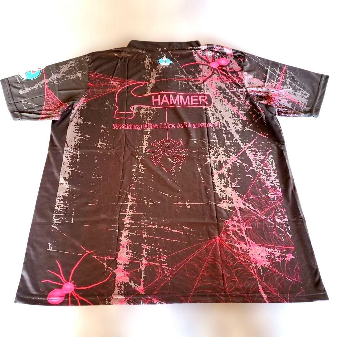 日本未発売✨ボウリングウェア　日本サイズ2XL　ブラックウィドー　ブラック