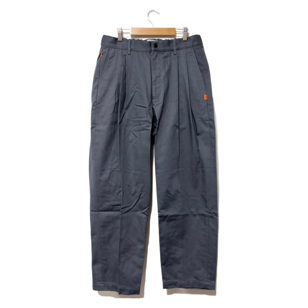 新品 ラッセルノ ゴルフ ワイド シルエット パンツ C.グレー L/XL