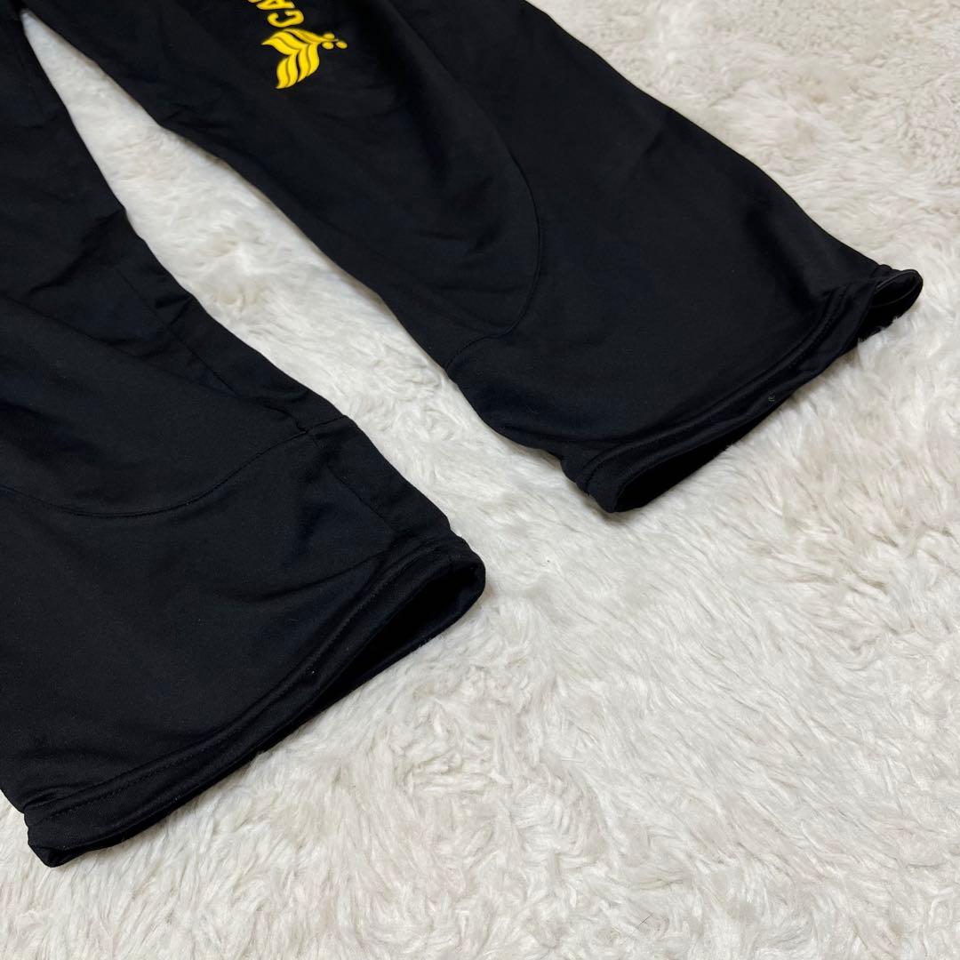 美品　アスレタ　ジャージ　セットアップ　長袖　長ズボン　黒　ブラック　ロゴ　S
