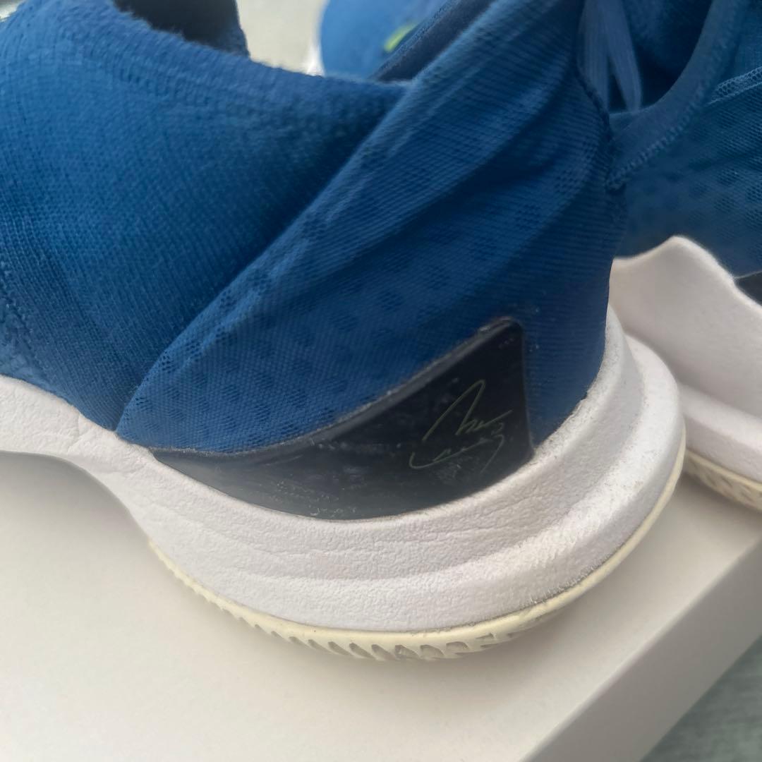 UA Curry 5 ネイビー/ホワイト US9