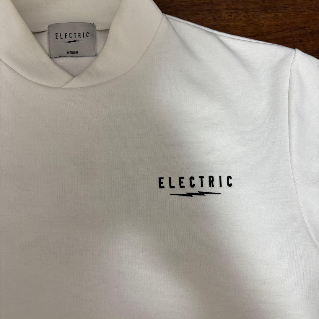 ELECTRIC GOLF モックネックシャツ バックプリントMサイズ