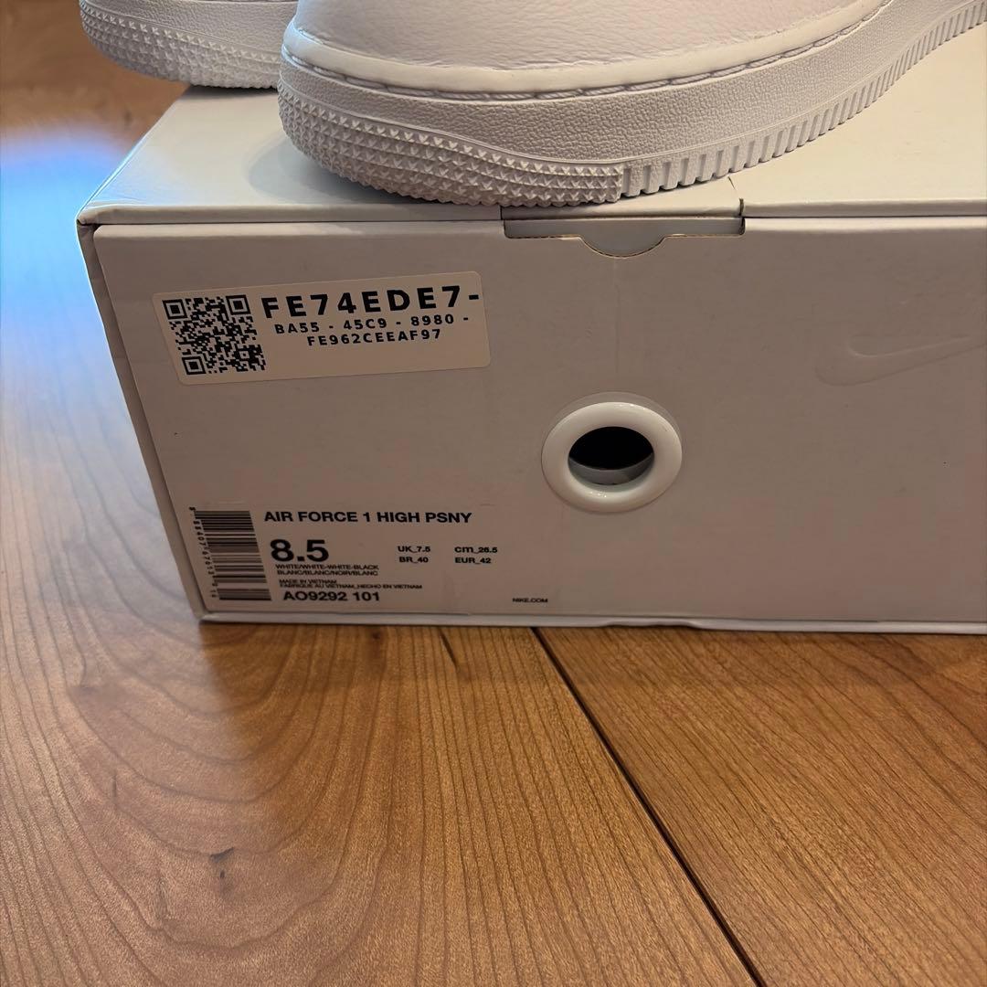 Nike Air Force 1 High PSNY 8.5 ホワイト