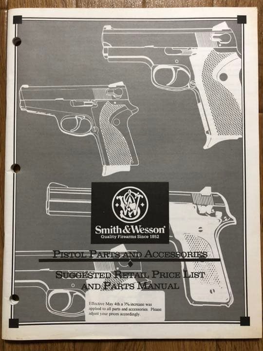 Smith&Wesson  パーツ&アクセサリーカタログ