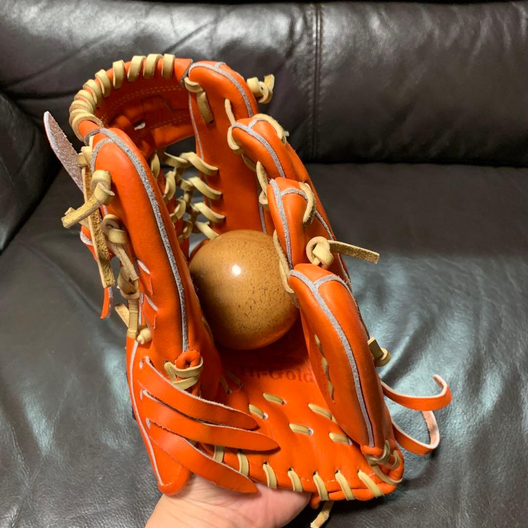 ハイゴールド　己極　硬式内野手用グローブ