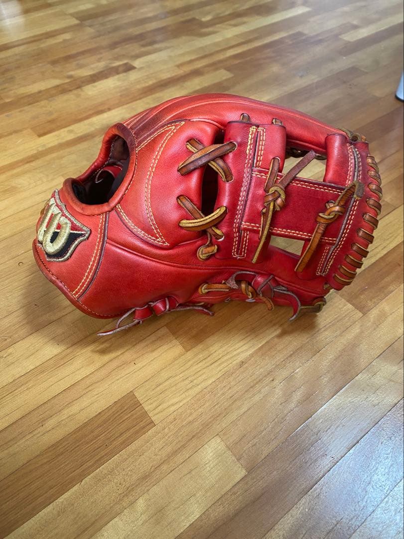 Wilson 軟式グローブ レッド