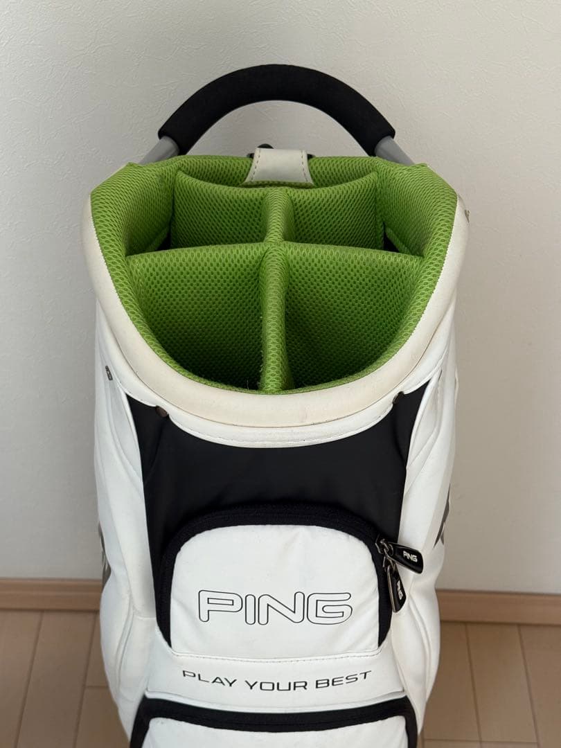 PING キャディバッグ ホワイト
