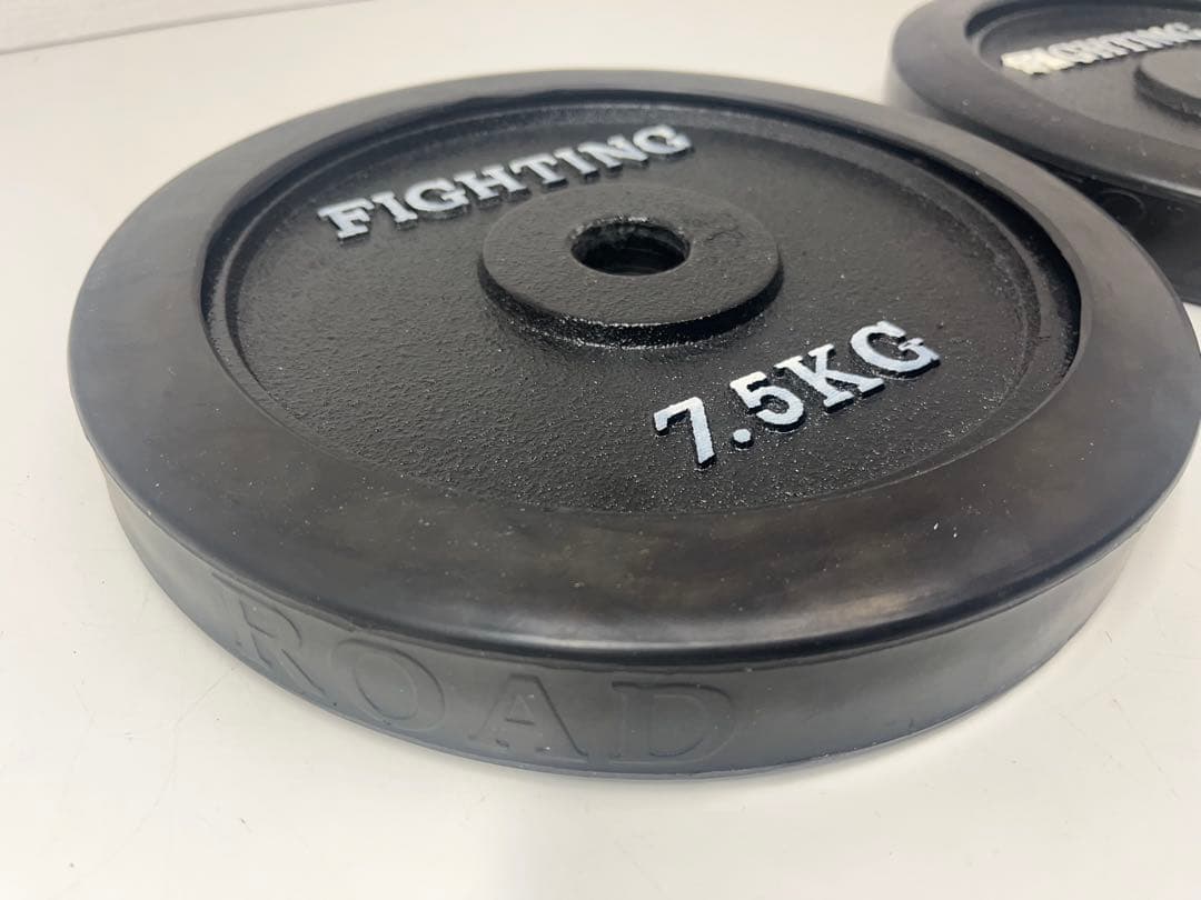 FIGHTING ROAD 7.5kg 2枚 ダンベル プレート ラバー付き