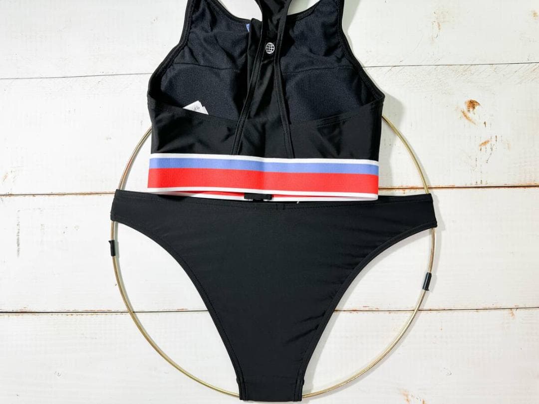 adidas ビーチバレー ビキニ ツーピース ブルマ Black_海外XS