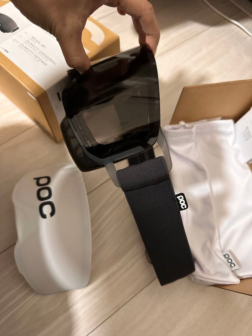 【美品】POC NEXAL WF JAPAN FIT スキーゴーグル ブラック
