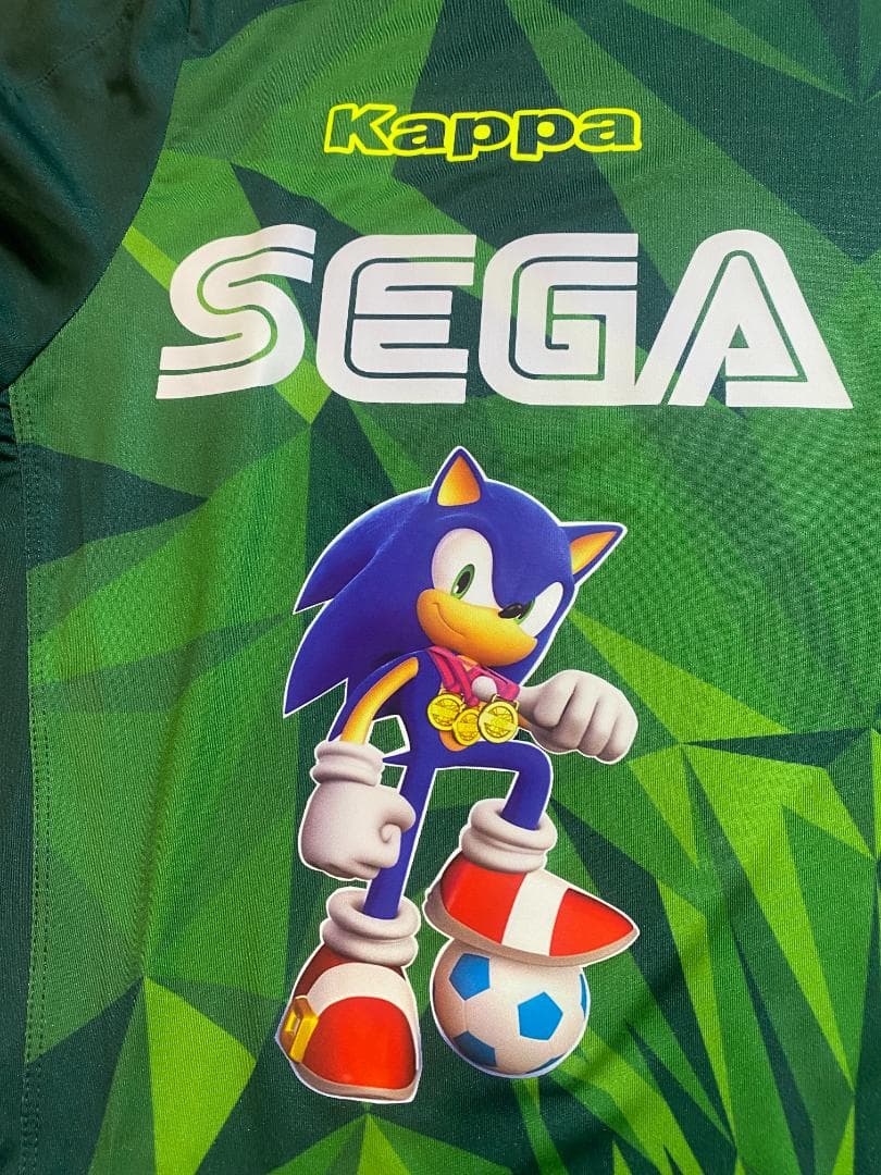 ジェフユナイテッド千葉サッカーシャツ 2XO ソニック SEGA 新品