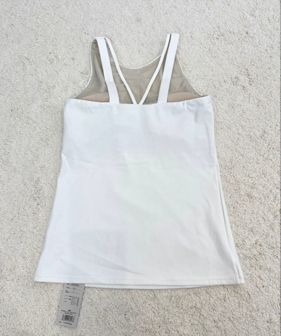 【sukala】新品タグ付 タンクトップ Lサイズ ホワイト ヨガウェア
