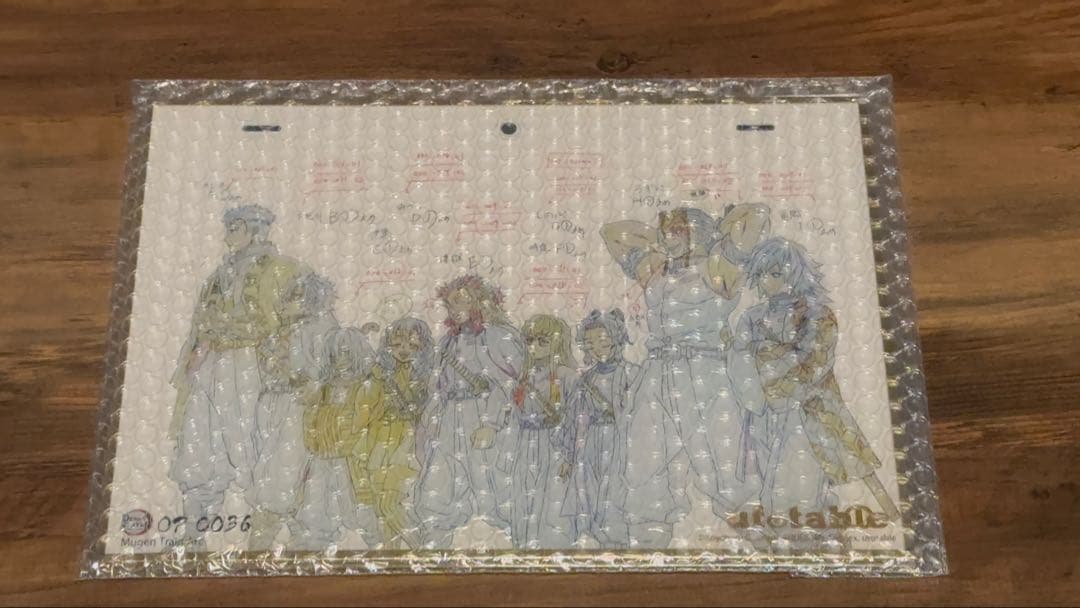 鬼滅の刃　柱集結　アクリル原画色紙　A4