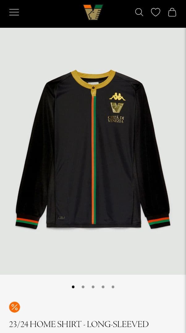 【ヴェネツィアFC】Lサイズ Kappa VeneziaFC 23/24長袖