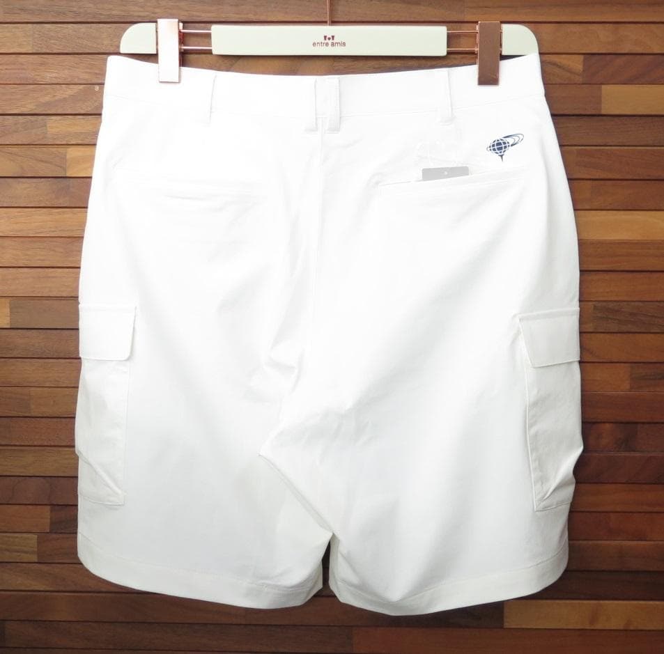 ⓂBEAMS GOLF（ビームス ゴルフ）ストレッチ カーゴショートパンツ白