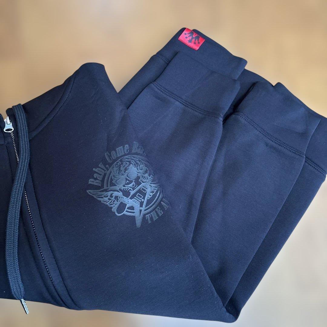 【THE ALFEE】 2021 冬グッズ もっちりBabyパーカー・黒・L