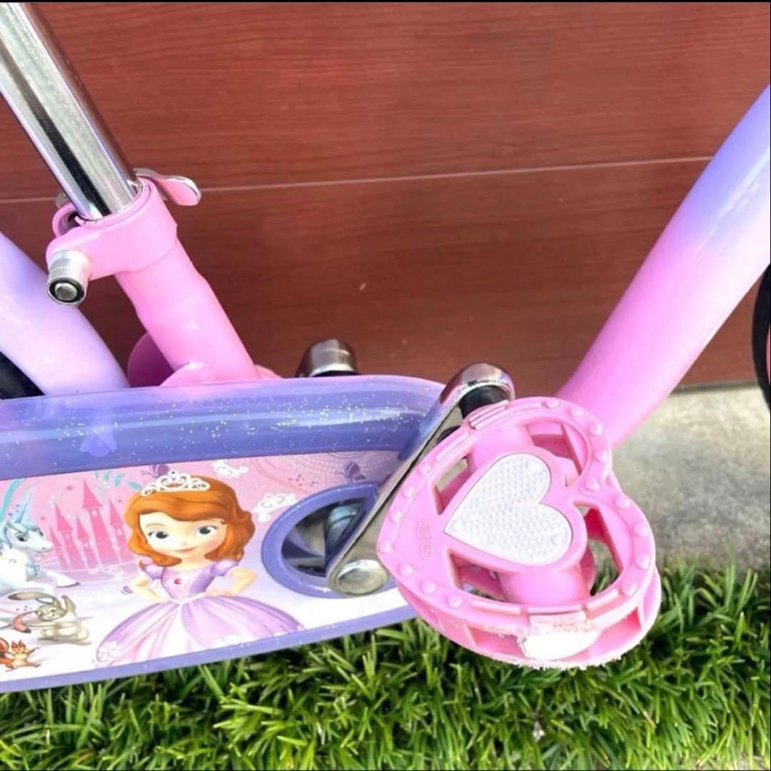 値下げ　ディズニー　ちいさなプリンセス ソフィア 18インチ　自転車　Sofia