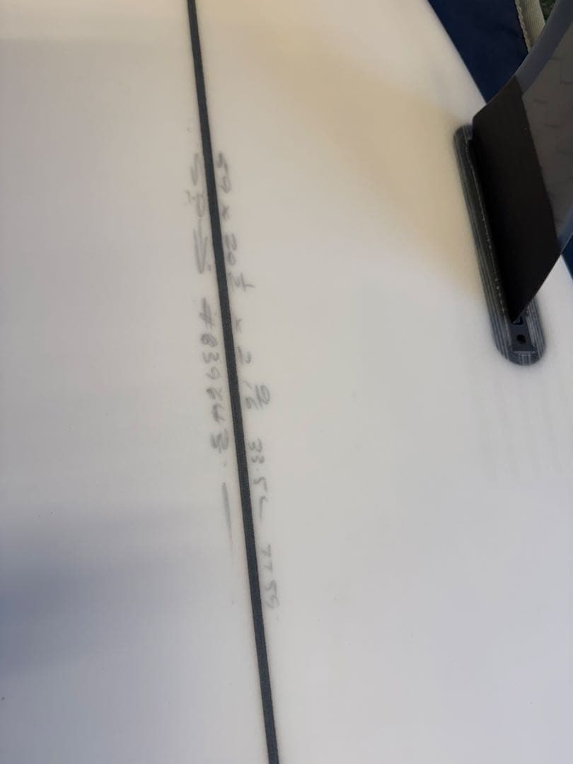 “美品\"SP ショートボード 5'9\" フィン、ボードケース付き