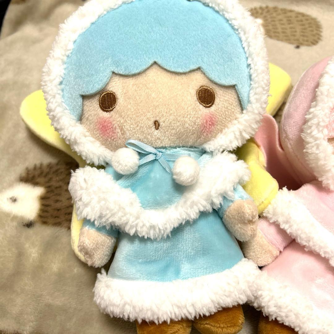 キキララ　くじ　サンリオ　ぬいぐるみ　マスコット　レトロ　リトルツインスターズ