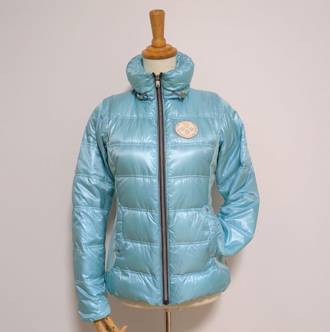 Munsingwear 2ウェイ 水色 ダウンジャケット ベストに変身