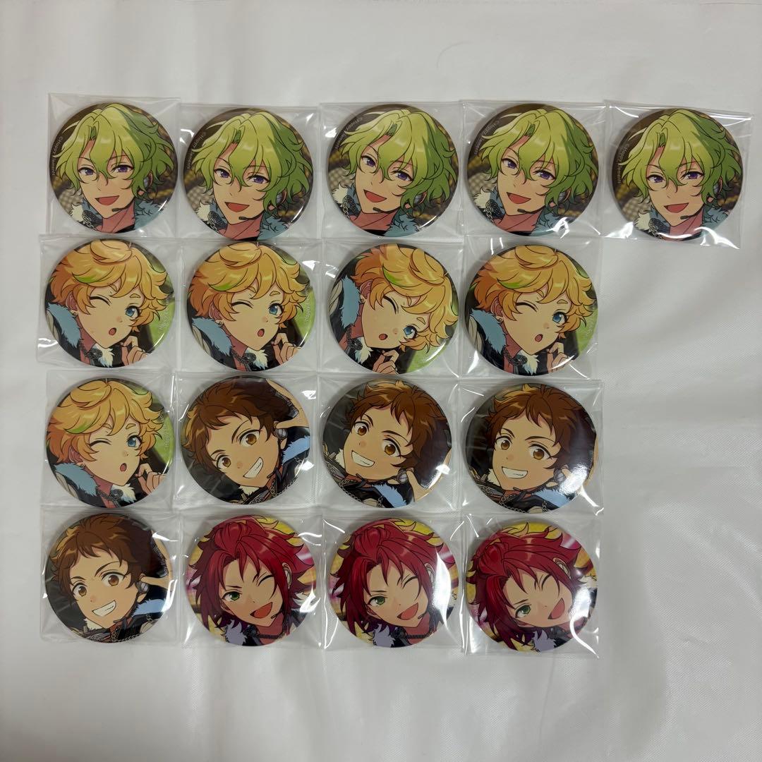 あんスタ イベコレ テーマスカウト フィーチャー 缶バッジ 126点 まとめ売り