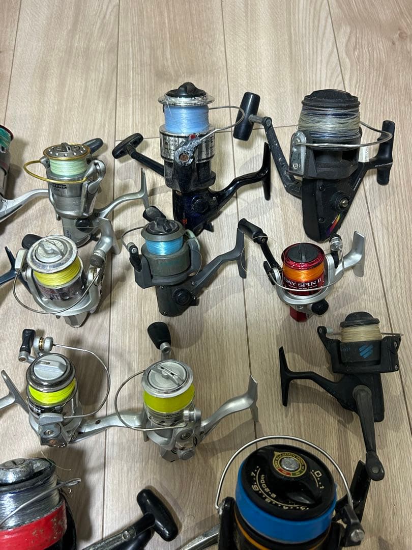 スピニングリール セット 42個　ジャンク