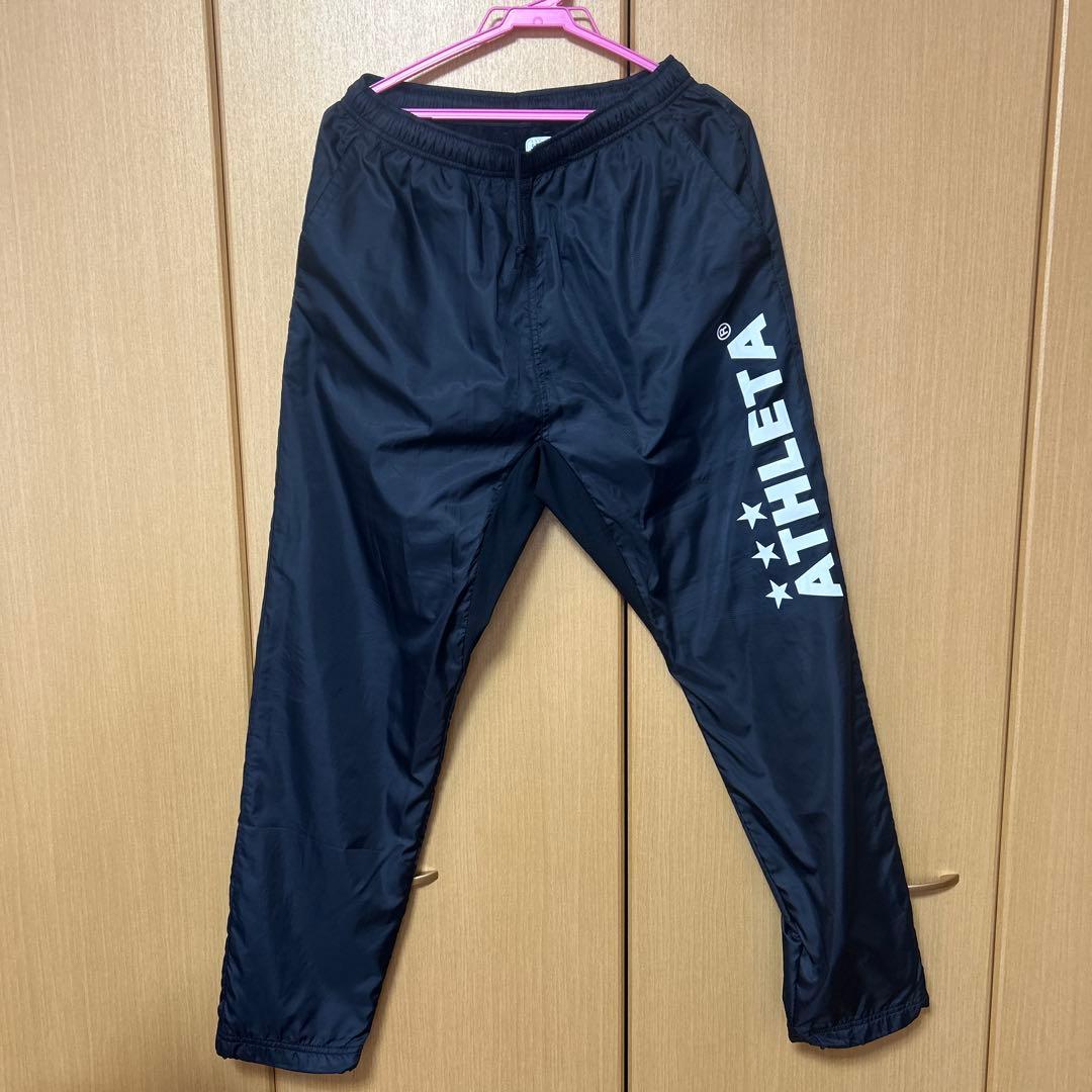 週末値下げ　ATHLETA ピステ Lサイズ オレンジ　裏起毛　 上下セット