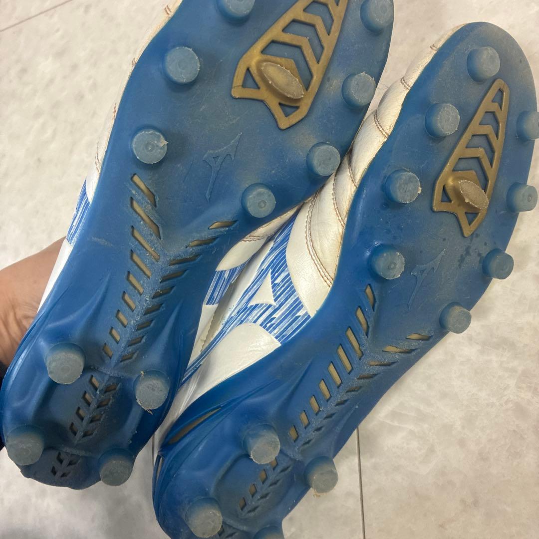 Mizuno サッカースパイク モナルシーダNEO3ELITE ホワイト/ブルー