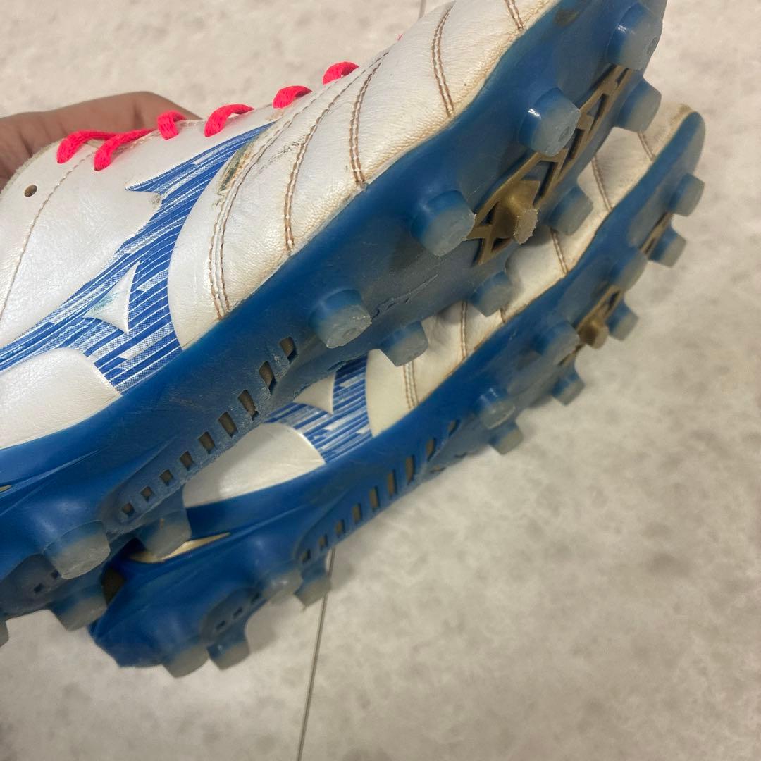 Mizuno サッカースパイク モナルシーダNEO3ELITE ホワイト/ブルー