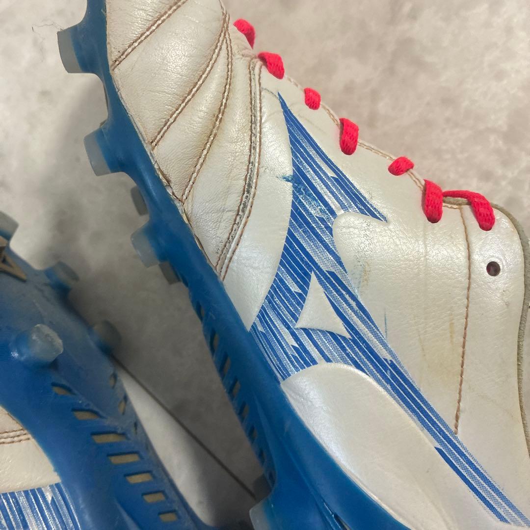 Mizuno サッカースパイク モナルシーダNEO3ELITE ホワイト/ブルー