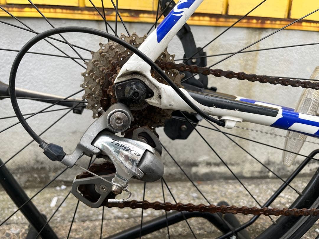 【雪ぎつね】CANNONDALE CAAD8 ロードバイク ホワイト