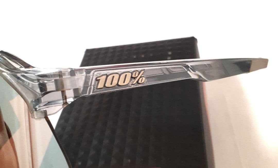 100% S3 クリア シルバー ワンハンドレッド サングラス